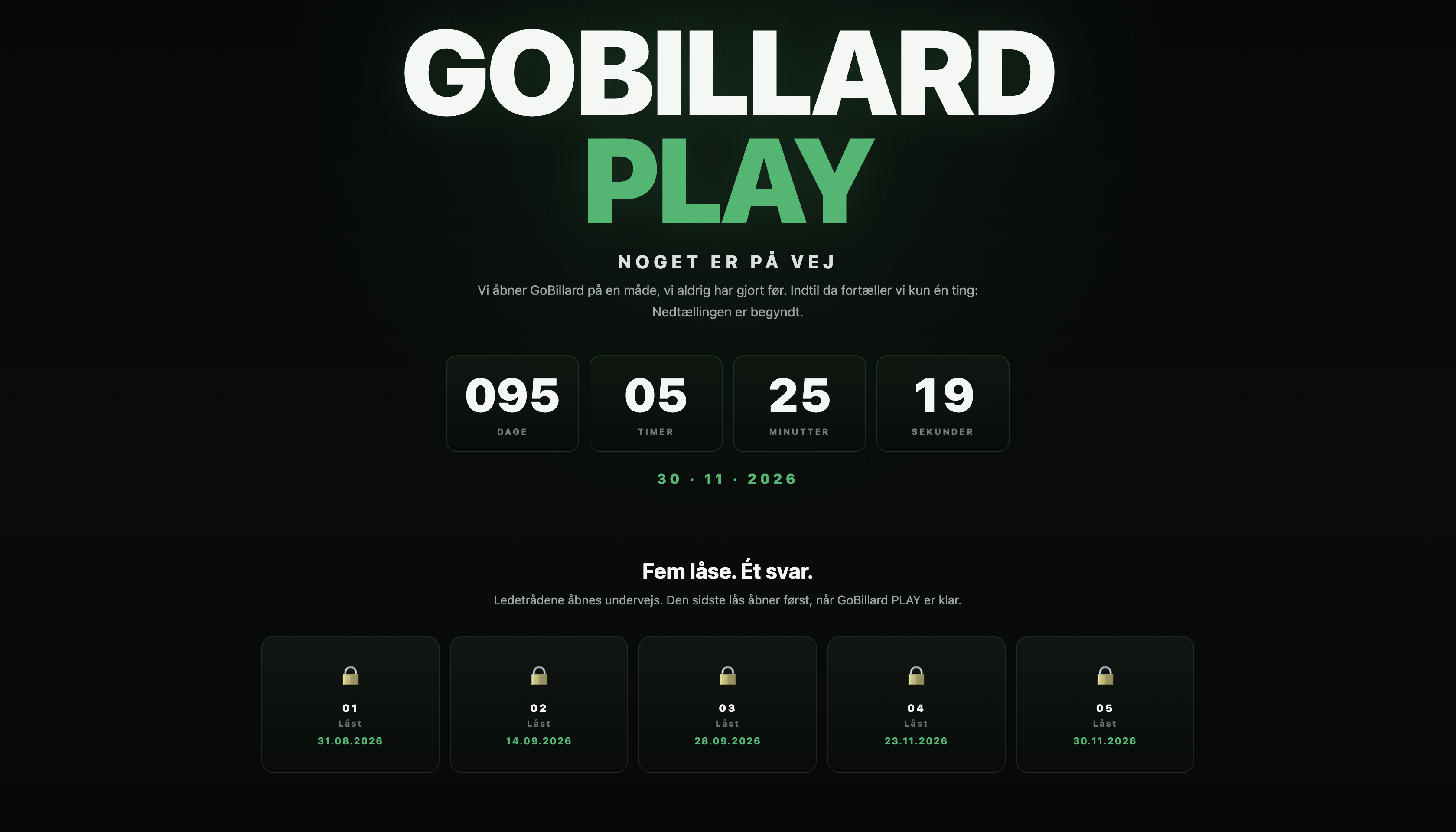Billardnyhed: Noget er på vej: GoBillard PLAY